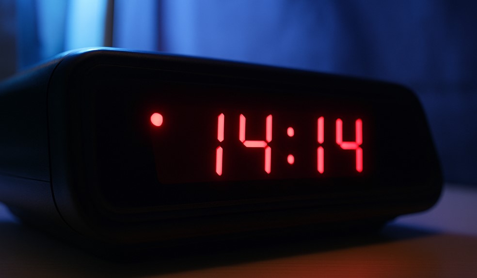 Коли 14:14 на годиннику